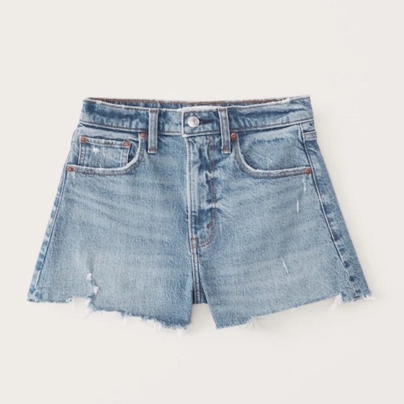 Abercrombie & Fitch The 90’s Relaxed Cutoff Short Sz 20‎ - Picture 1 of 4